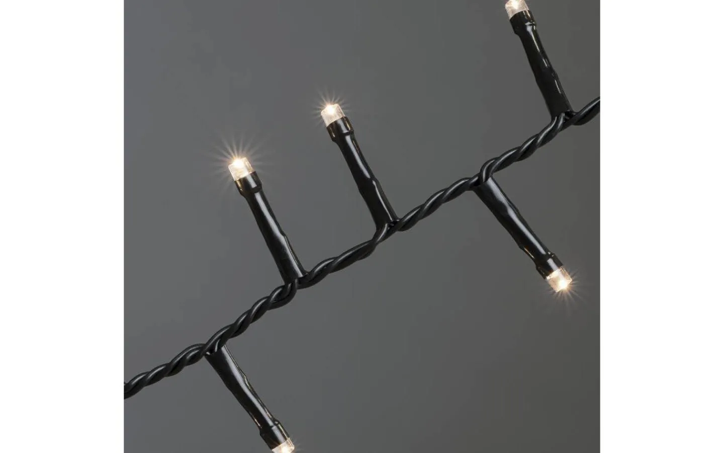 Korta Ljusslingor (1-10M)|Clusterslingor<Konstsmide Clusterslinga 4,38m Varmvit Inomhus