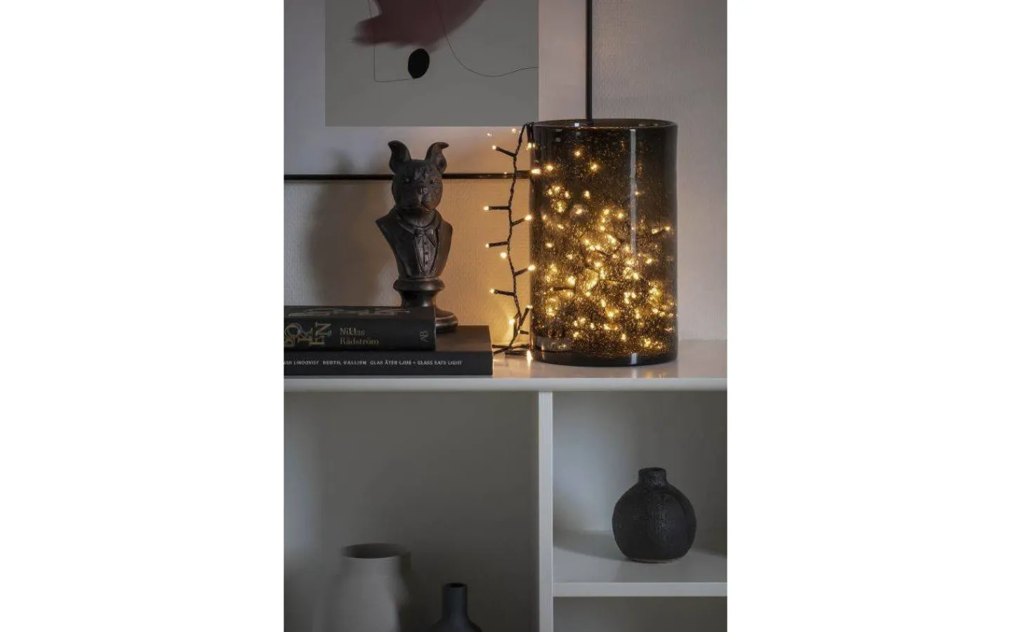 Korta Ljusslingor (1-10M)|Clusterslingor<Konstsmide Clusterslinga 4,38m Varmvit Inomhus