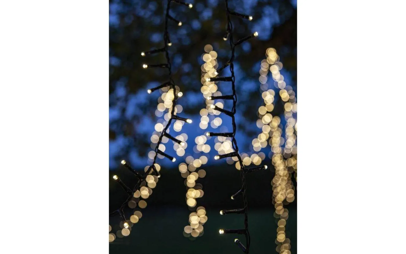 Clusterslinga Shiny Warmwhite 24m 1200LED IP44