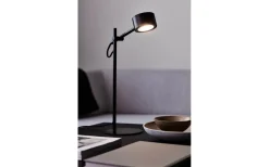 Sovrum|Skrivbordslampor<Nordlux Clyde Bordslampa 41cm 3-steg DIM Svart