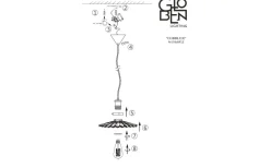 Kök & Matplats|Fönsterlampor<Globen Lighting Cobbler Fönsterlampa 25cm Klar
