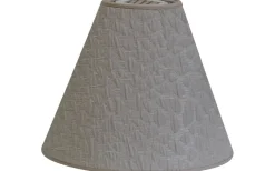 Hallbergs Cobbler Toppringsskärm Ø22cm Natur* Toppringsskärmar|Mönstrade Lampskärmar