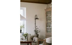 Cobbler Vägglampa 75cm Rök