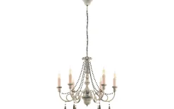 Eglo Colchester Takkrona 58cm Taupe* Kristallkronor|Stora Taklampor Ø50-69 Cm