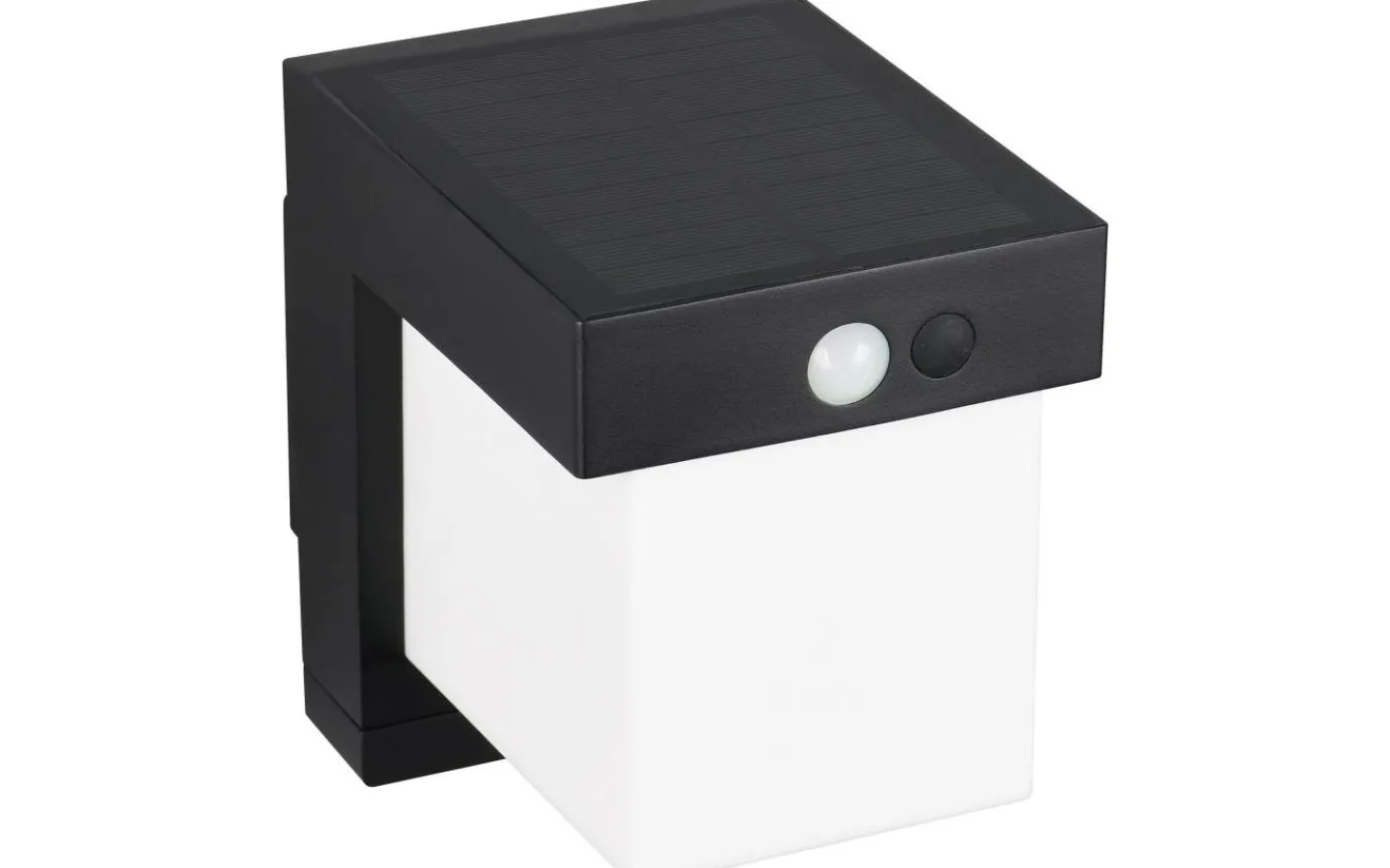 Solcellslampor Vägg|Visa Alla Solcellslampor<Reality Colombo hybrid solcellsdriven Vägglampa LED mattsvart rörelse- och skymningssensor 4000K IP44