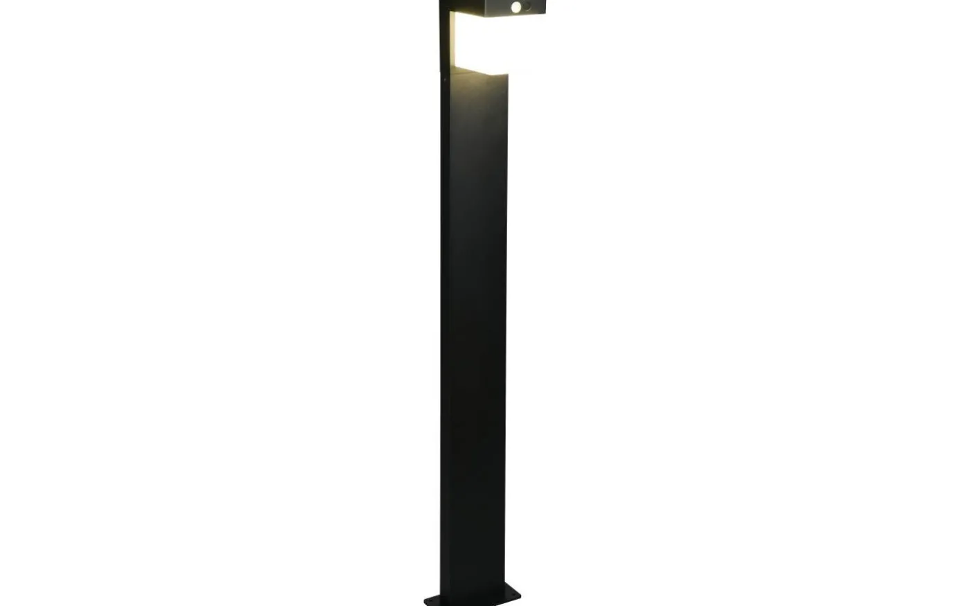 Colombo hybrid solcellslampa 100cm mattsvart, sensor 4000K IP44