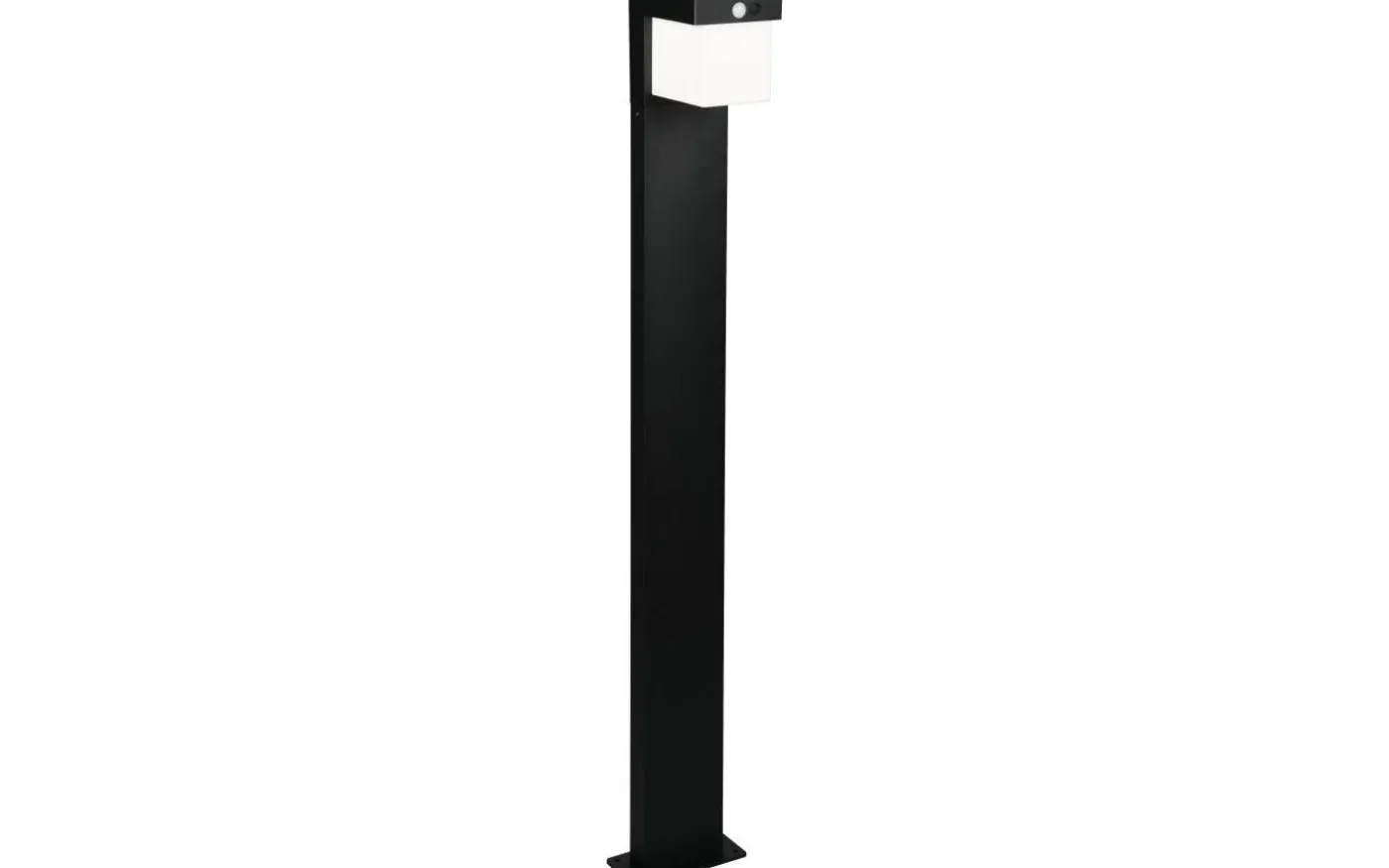 Colombo hybrid solcellslampa 100cm mattsvart, sensor 4000K IP44