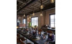 Column Fönsterlampa 35cm Antik