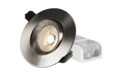 Hidealite Comfort G3 Tilt Borstad Stål 3000K 7,5W IP44* 230V Led Spotlights