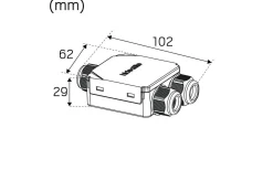 Comfort Quick Outdoor Spotlight LED GU10 3000K 5,8W Grå IP23