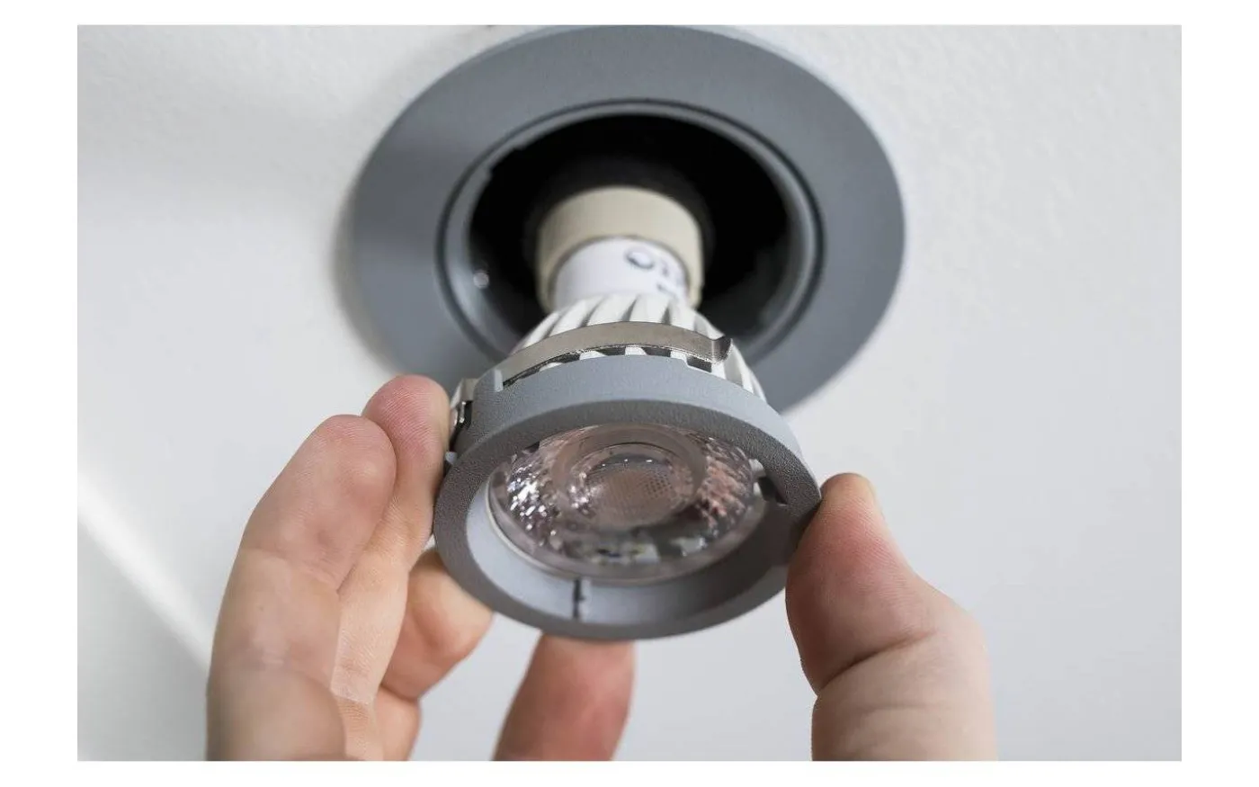 Comfort Quick Outdoor Spotlight LED GU10 3000K 5,8W Grå IP23