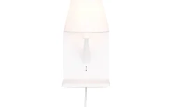 Läslampor<Trio Lighting Comfort Vägglampa E14 mattvit med laddningsstation