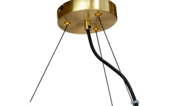 Como Takkrona 65cm 6 Kupoler Mässing/Rök