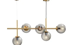 Como Taklampa 93cm Rök/Mässing