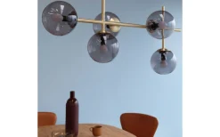 Como Taklampa 93cm Rök/Mässing