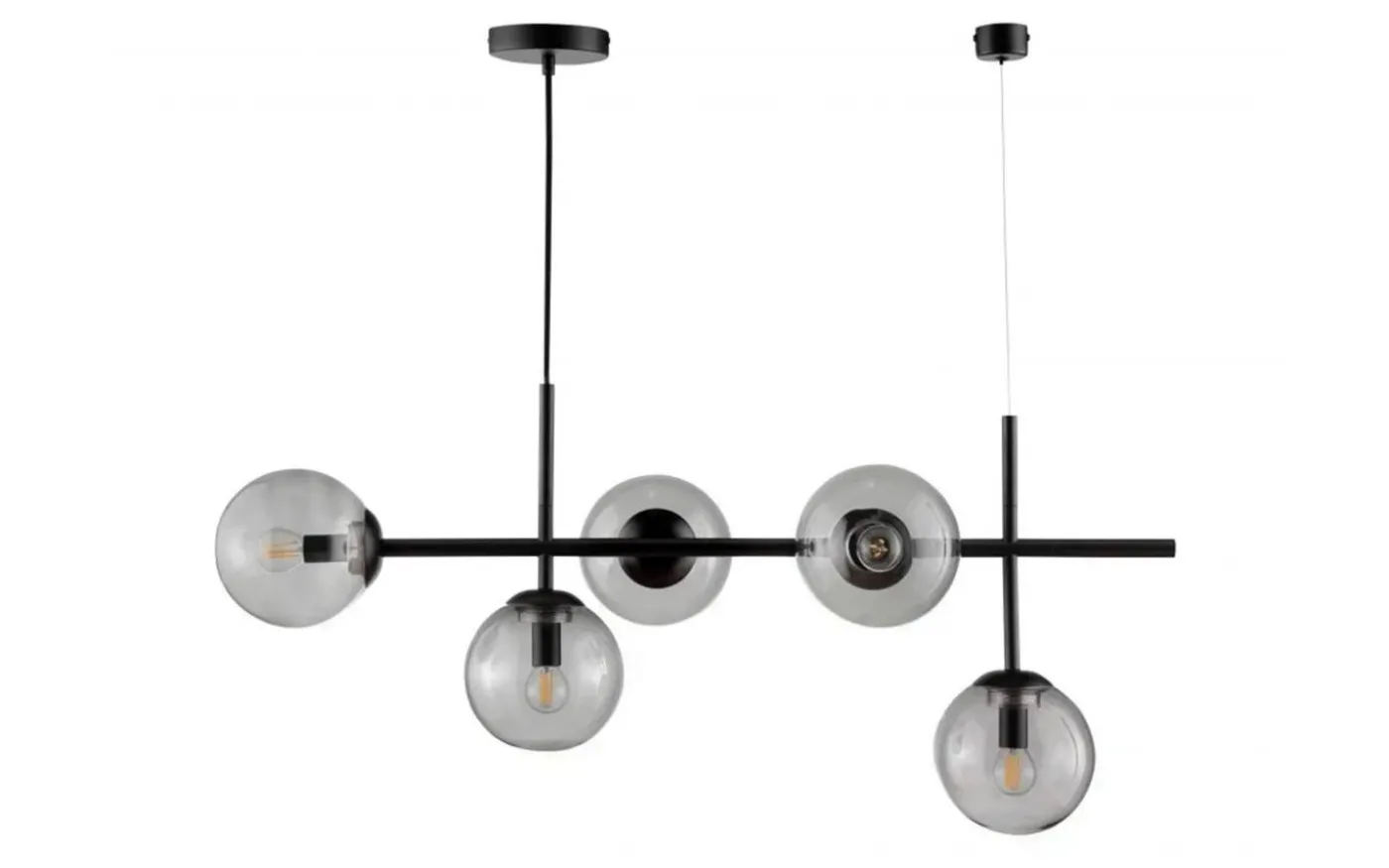 Como Taklampa 93cm Rök/Svart