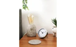 Bordsklockor<NeXtime Company Alarm Alarmklocka Ø9cm Vit/Metall