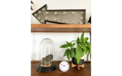 Bordsklockor<NeXtime Company Alarm Alarmklocka Ø9cm Vit/Metall