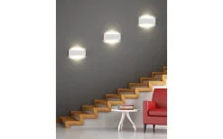 Trio Lighting Concha Vägglampa LED 28cm mattvit* Lampetter