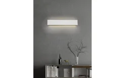 Trio Lighting Concha Vägglampa LED 47cm mattvit* Lampetter