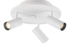 Aneta Concord Takspotlight 34cm LED 3x7W 3000K Vit* Runda Takspotlights|Takspot Med 3 Lampor