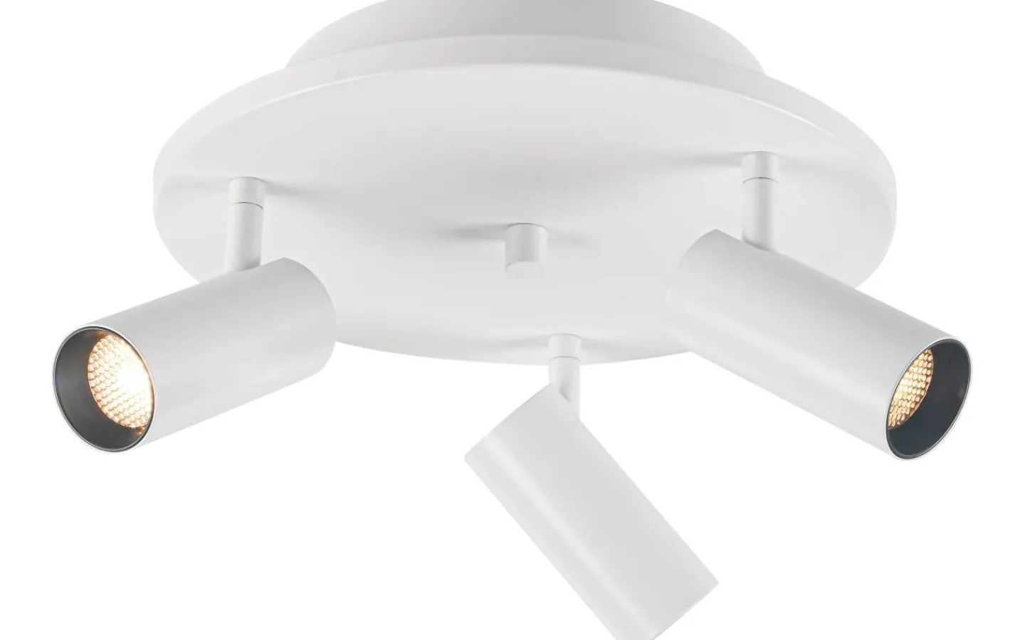 Aneta Concord Takspotlight 34cm LED 3x7W 3000K Vit* Runda Takspotlights|Takspot Med 3 Lampor