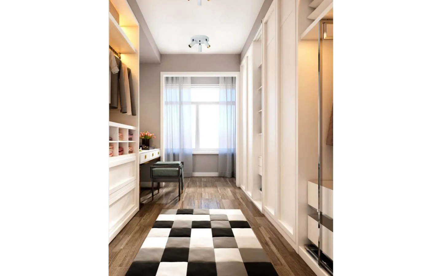 Aneta Concord Takspotlight 34cm LED 3x7W 3000K Vit* Runda Takspotlights|Takspot Med 3 Lampor