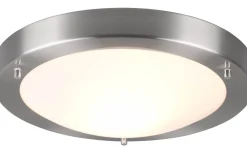 Condus H2O Plafond E27 borstad stål IP44