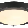 Trio Lighting Condus H2O Plafond E27 mattsvart IP44* Badrumslampor Tak