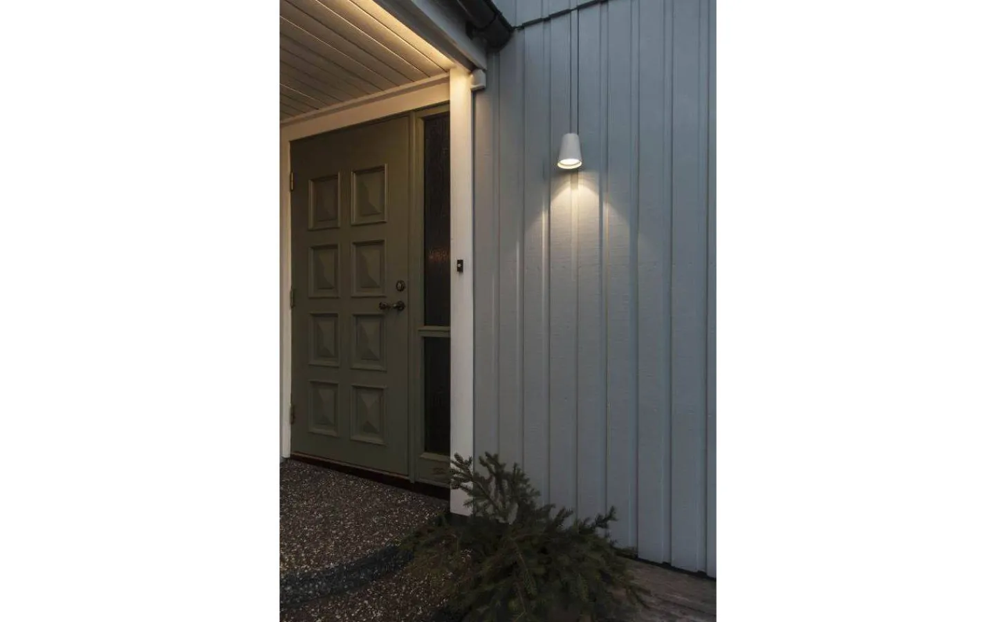 Hidealite Cone Vägglampa LED 3000K 3W Vit IP54* Upp Eller Nedljus Lampor