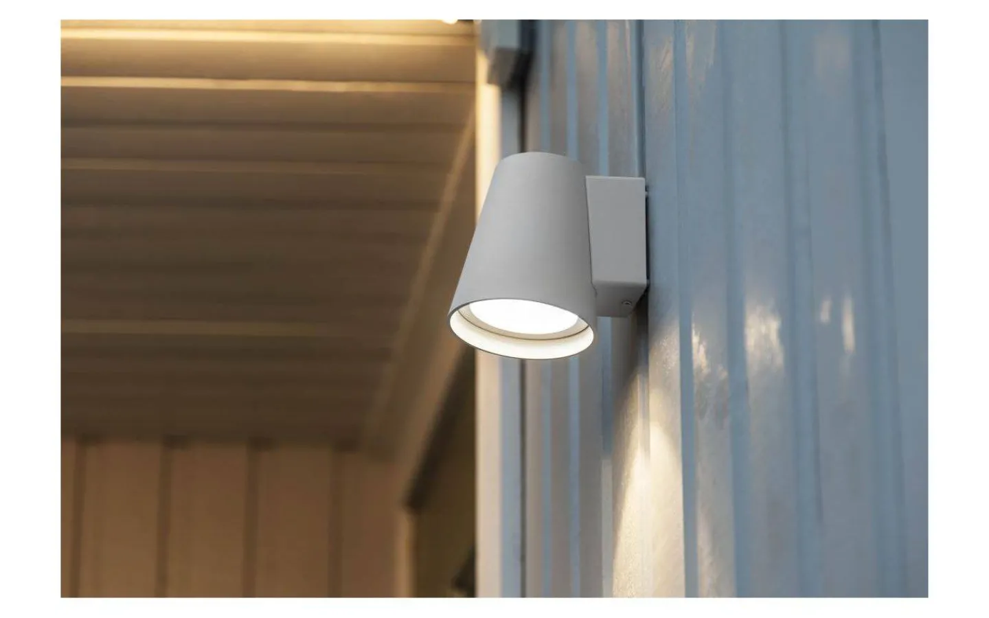 Hidealite Cone Vägglampa LED 3000K 3W Vit IP54* Upp Eller Nedljus Lampor