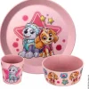 Connect Paw Patrol Barnservis 3 delar Tallrik/Skål/Mugg Rosa