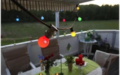 Partyslingor Utomhus 230V|Partyslingor Utomhus 230V<Star Trading Connecta Partyslinga 10xE27 7,35m Svart IP44