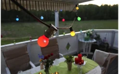 Partyslingor Utomhus 230V|Partyslingor Utomhus 230V<Star Trading Connecta Partyslinga 10xE27 7,35m Svart IP44