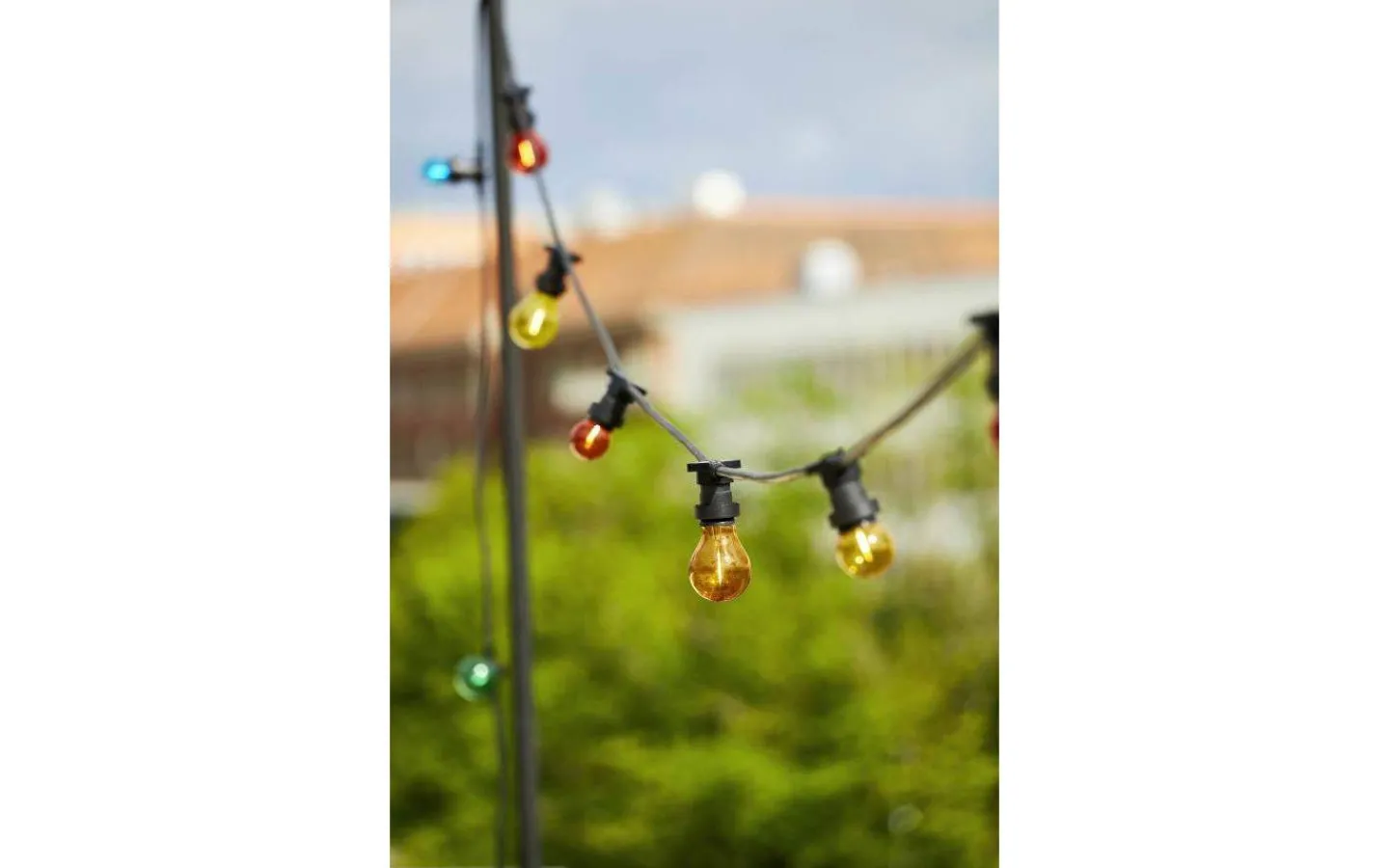 Partyslingor Utomhus 230V|Partyslingor Utomhus 230V<Star Trading Connecta Partyslinga 10xE27 7,35m Svart IP44