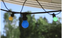 Partyslingor Utomhus 230V|Partyslingor Utomhus 230V<Star Trading Connecta Partyslinga 10xE27 7,35m Svart IP44