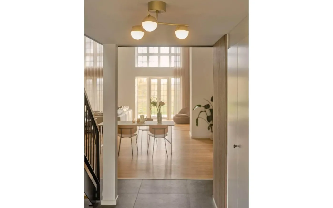 Contina Plafond 49cm Borstad Mässing