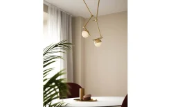 Läslampor|Kök & Matplats<Nordlux Contina Vägg/Taklampa 74cm Mässing