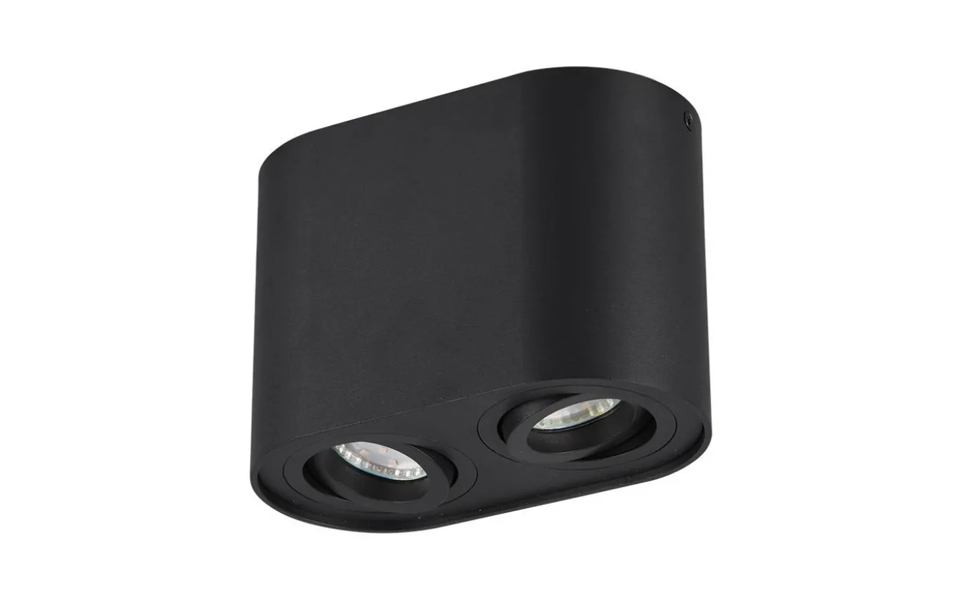 Cookie Takspotlight 2-delad GU10 mattsvart