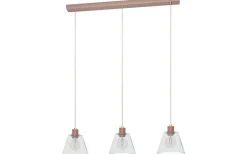 Copley Taklampa 90cm 3L Roséguld