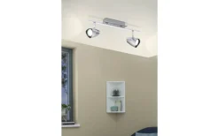 Corbera Takspotlight 39cm GU10 LED 3000K 2x2,8W Krom