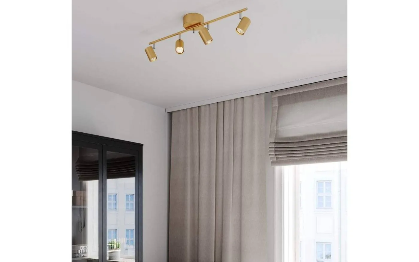 Correct Takspotlight 83cm 4L Guld