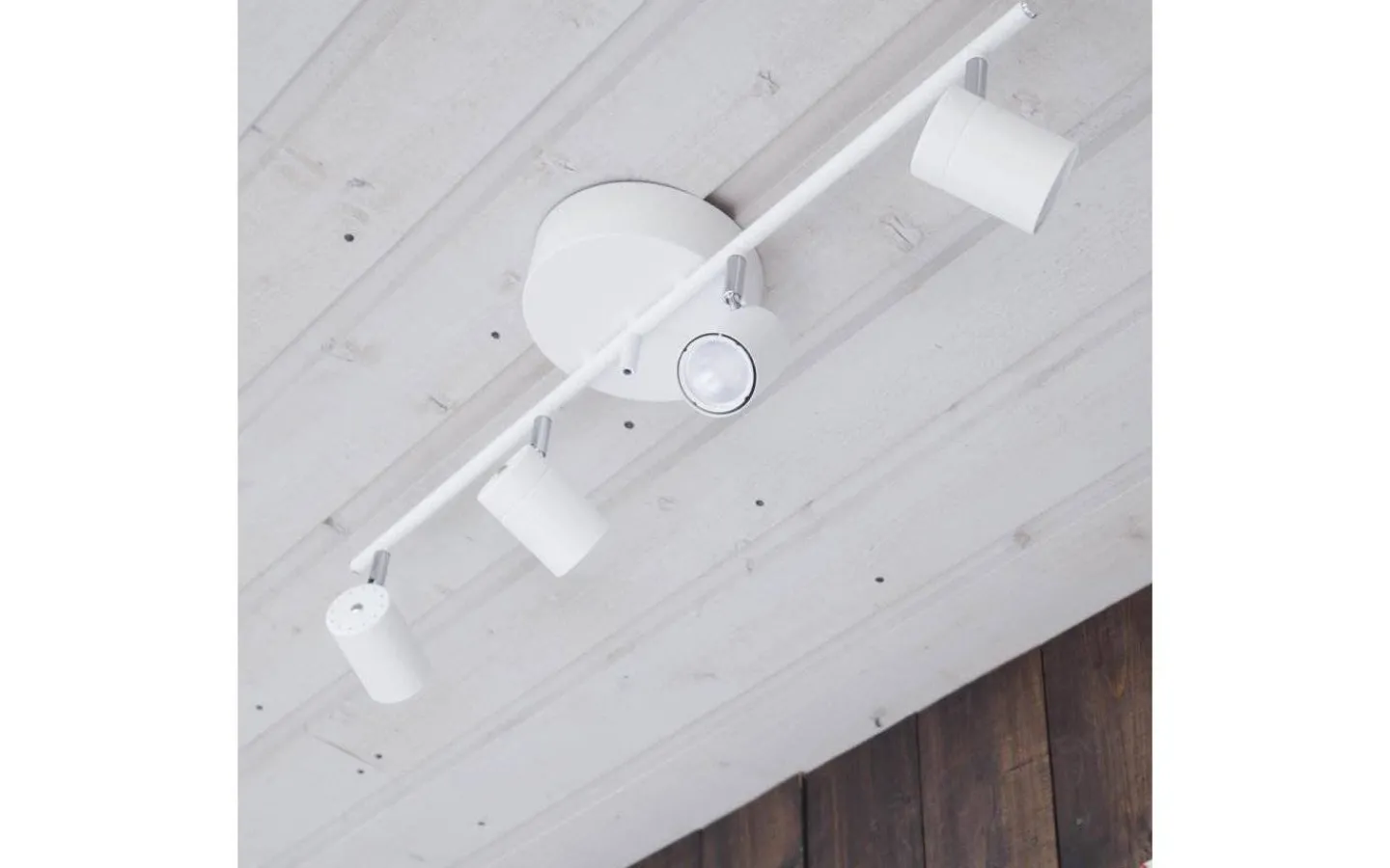 By Rydens Correct Takspotlight 83cm 4xGU10 Vit matt* Hall & Trappa|Avlånga Takspotlights