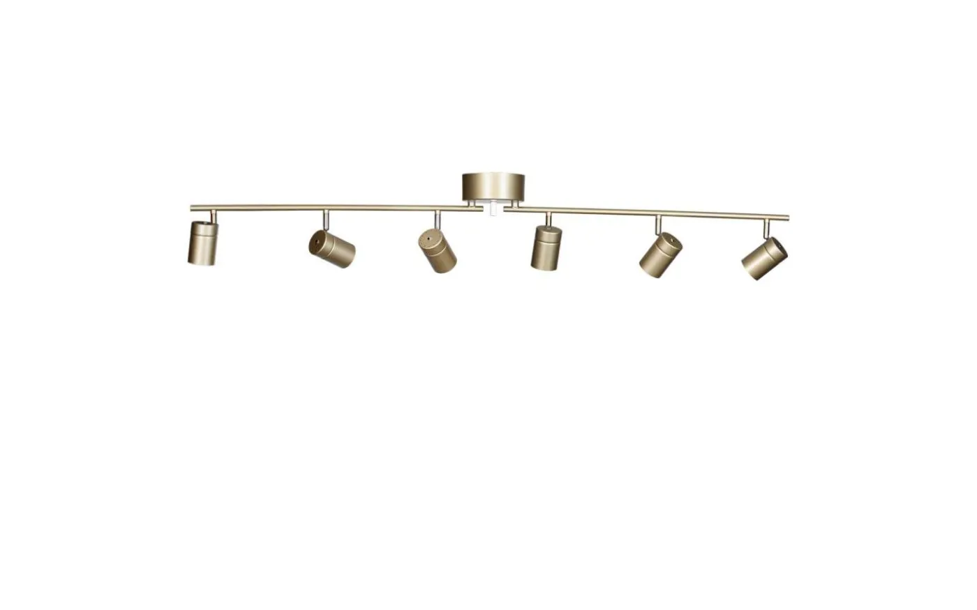 Correct Takspotlight 124cm 6xGU10 Guld