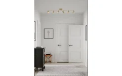 Correct Takspotlight 124cm 6xGU10 Guld