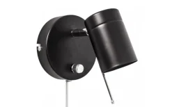 Sovrum|Läslampor<By Rydens Correct Vägglampa Svart