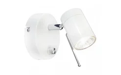 Sovrum|Läslampor<By Rydens Correct Vägglampa Vit