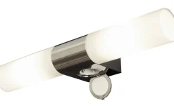 Aneta Cosenza Vägglampa med Uttag 44cm Krom IP44* Badrumslampor Vägg