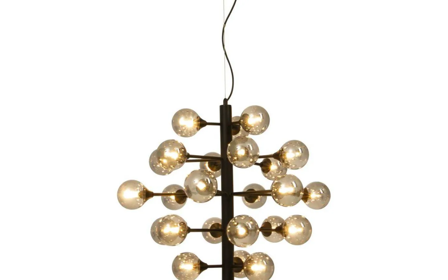 Vardagsrum|Kök & Matplats<Aneta Cosmos Taklampa 69cm 24L Svart/Rök