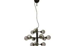 Cosmos Taklampa 52cm 12L Svart/Rök